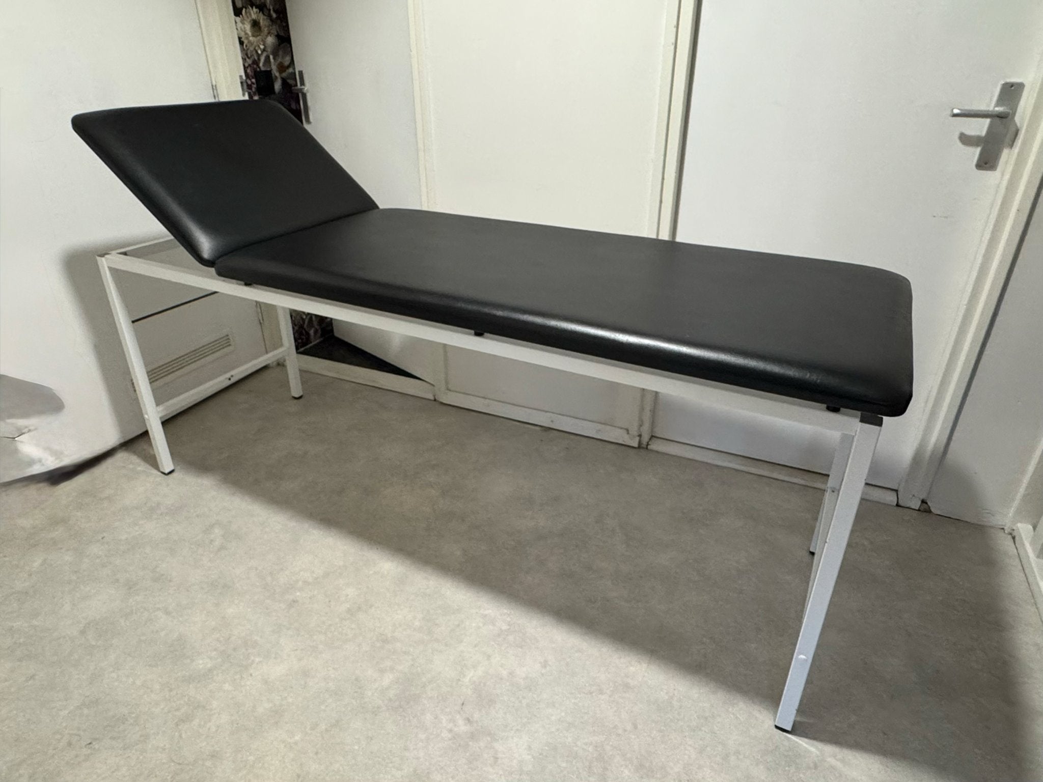 Onderzoeksbank / Behandelbank - 191x79 cm, Ophalen, Eenpersoons, Zwart, 190 cm of minder
