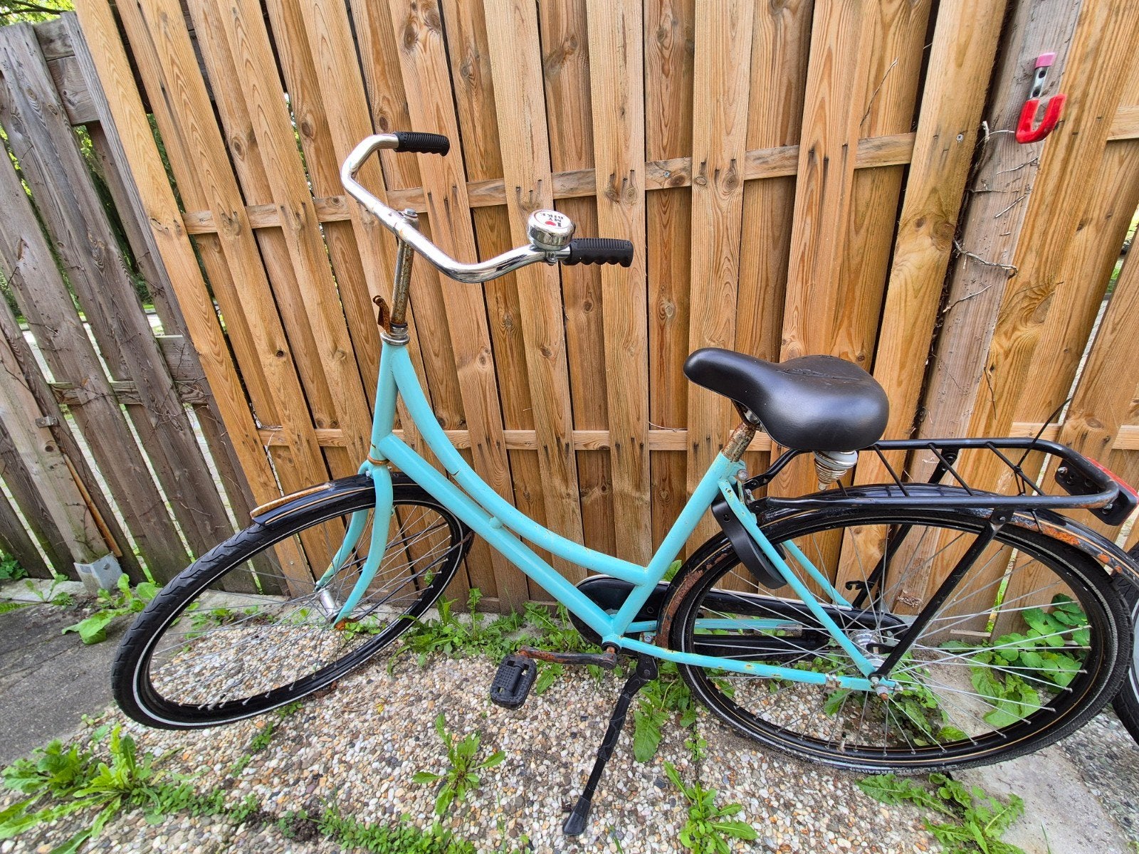 Omafiets - achterband loopt langzaam leeg, 56 cm of meer, Ophalen, Gebruikt, Overige merken