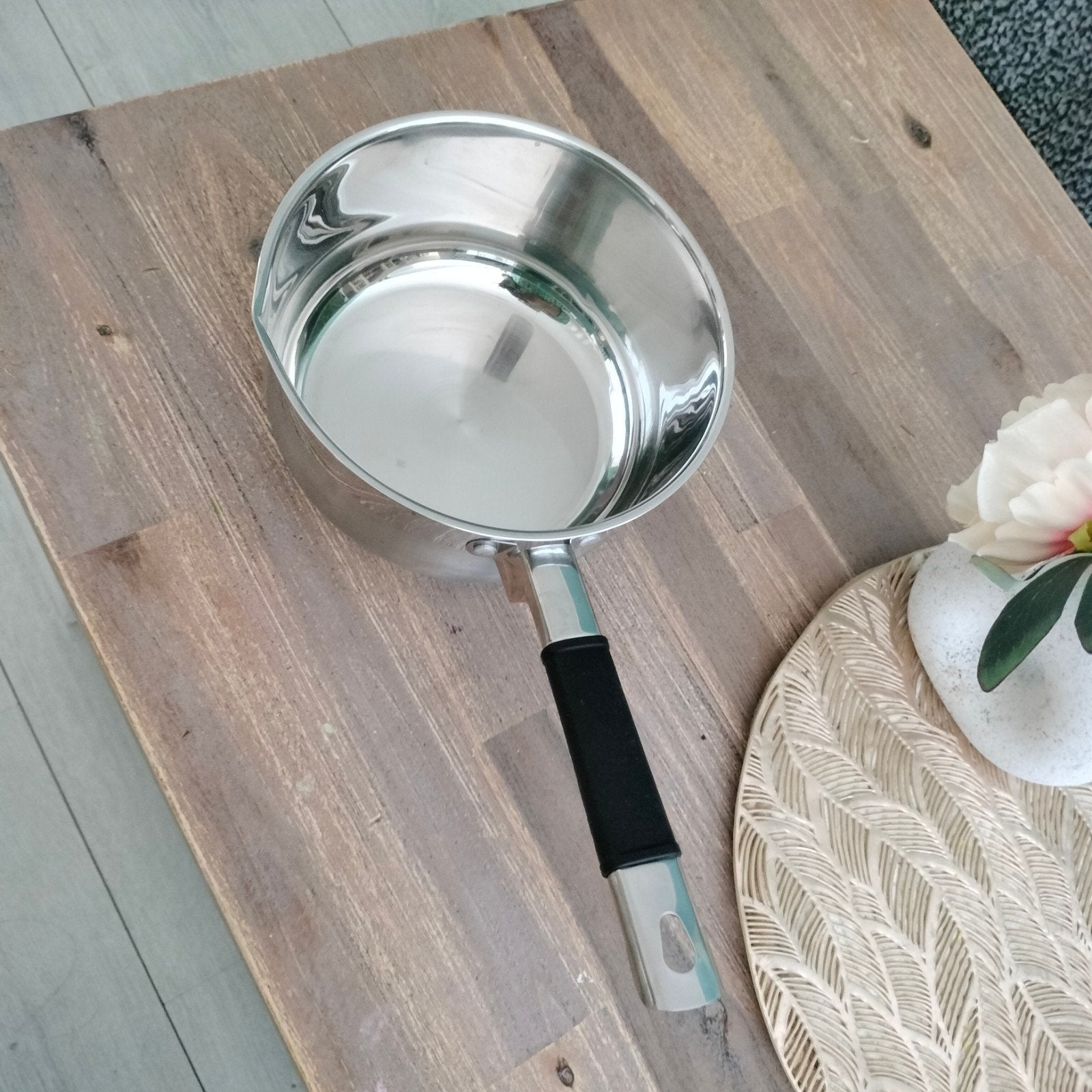 nieuwe stainless steel pan, Ophalen of Verzenden, Nieuw, Rvs