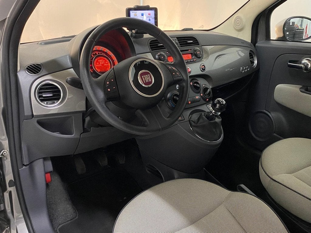 Fiat 500 1.2 Bicolore TomTom-navigatie Airco El. ramen PDC a, Euro 5, Stof, Gebruikt, 4 cilinders