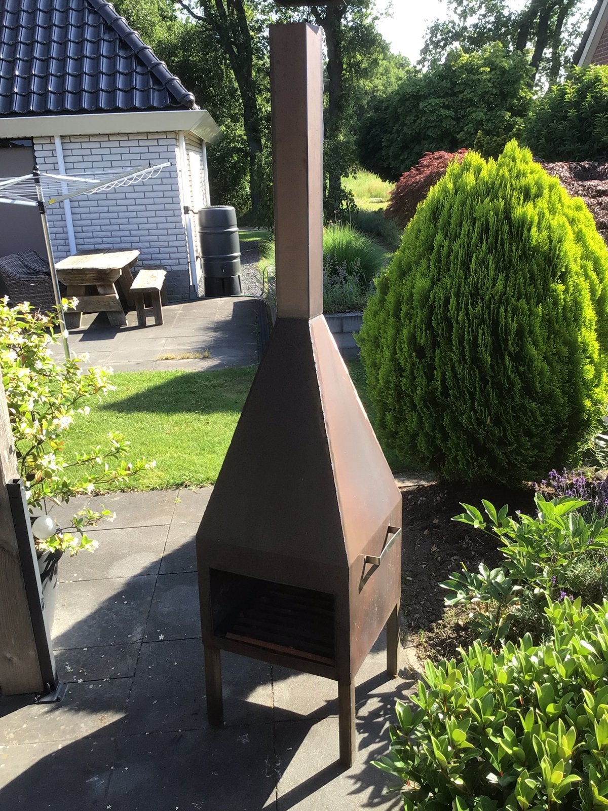 Tuinkachel / tuinhaard, Tuin en Terras, Tuinhaarden, Ophalen, Gebruikt