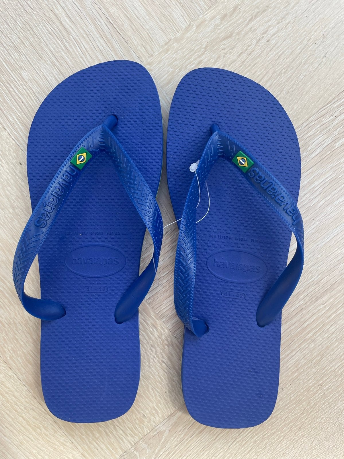 NIEUW: Havaianas slippers Brasil FC Azul Naval maat 41/42, Slippers, Blauw, Nieuw, Ophalen of Verzenden