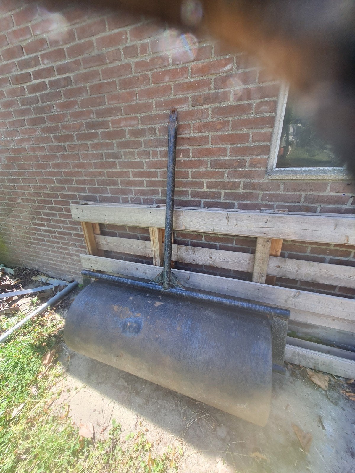 Grote  tuinwals voor gazon en grond, Ophalen, Gebruikt, Handgrasmaaier, Onbekend