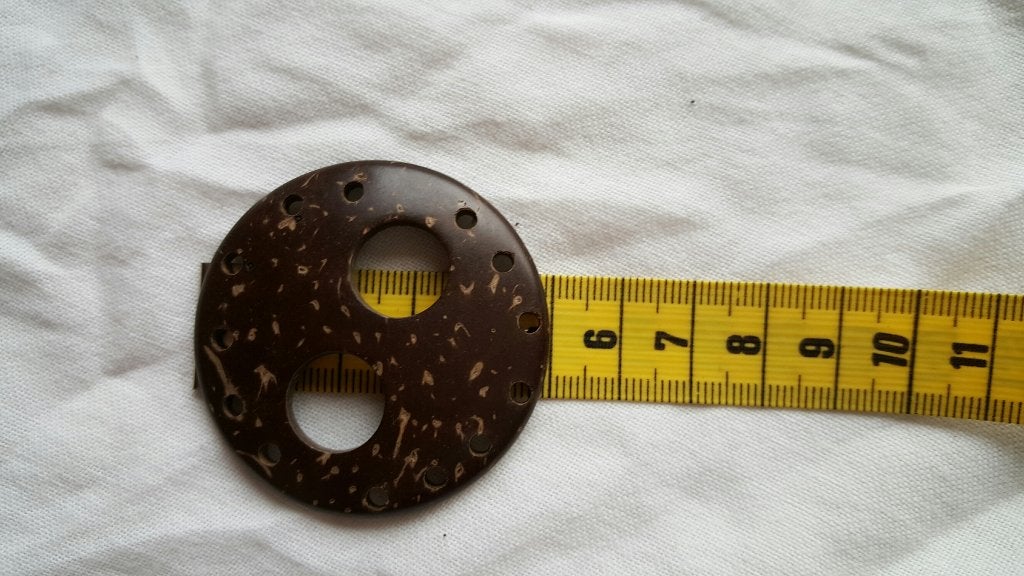 Grote kokos knopen 50 mm 5 cm, Verzenden, Nieuw, Knoop of Knopen, Linschoten