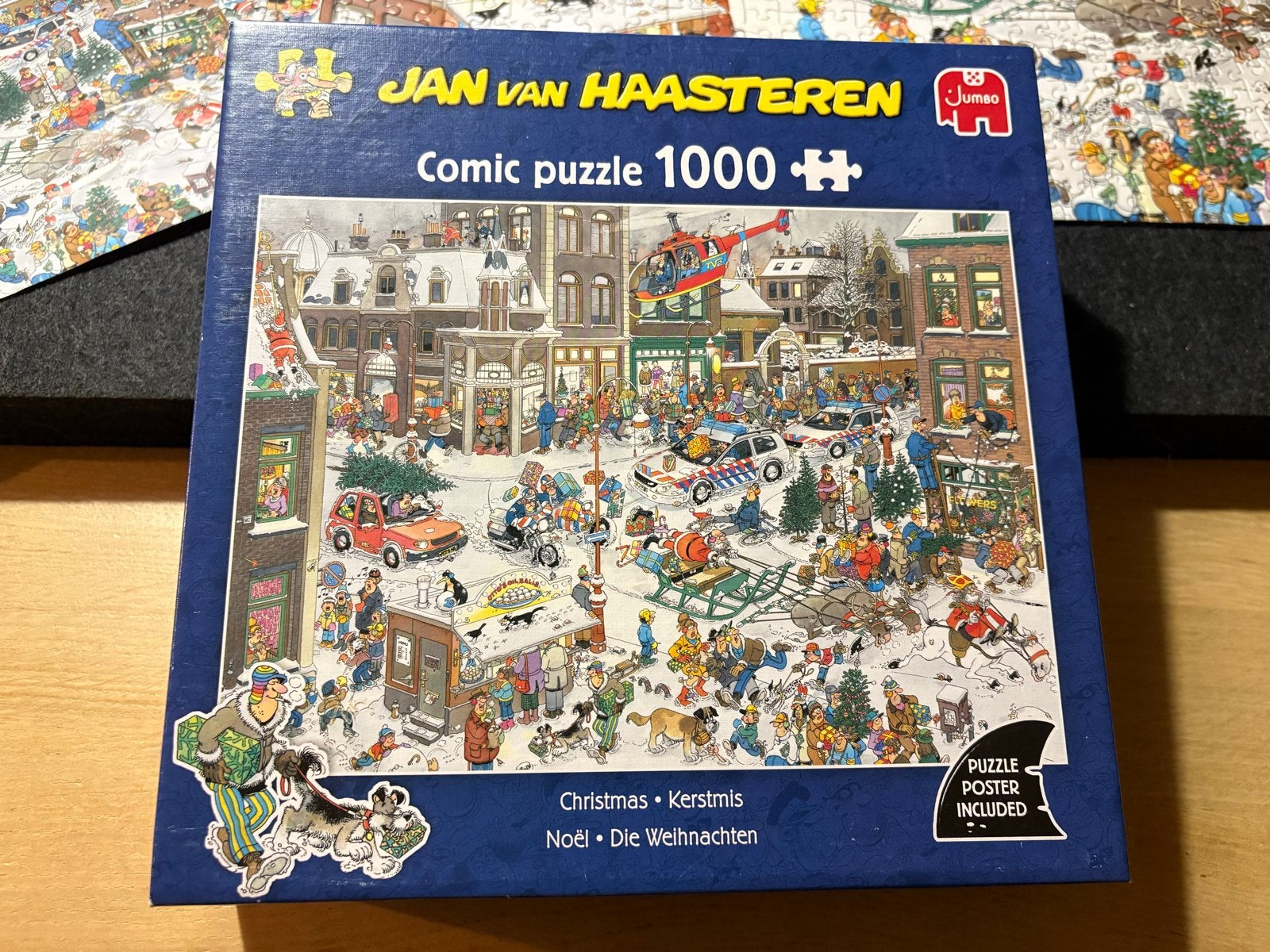 Jan van Haasteren Kerstmis Comic Puzzel 1000 stukjes