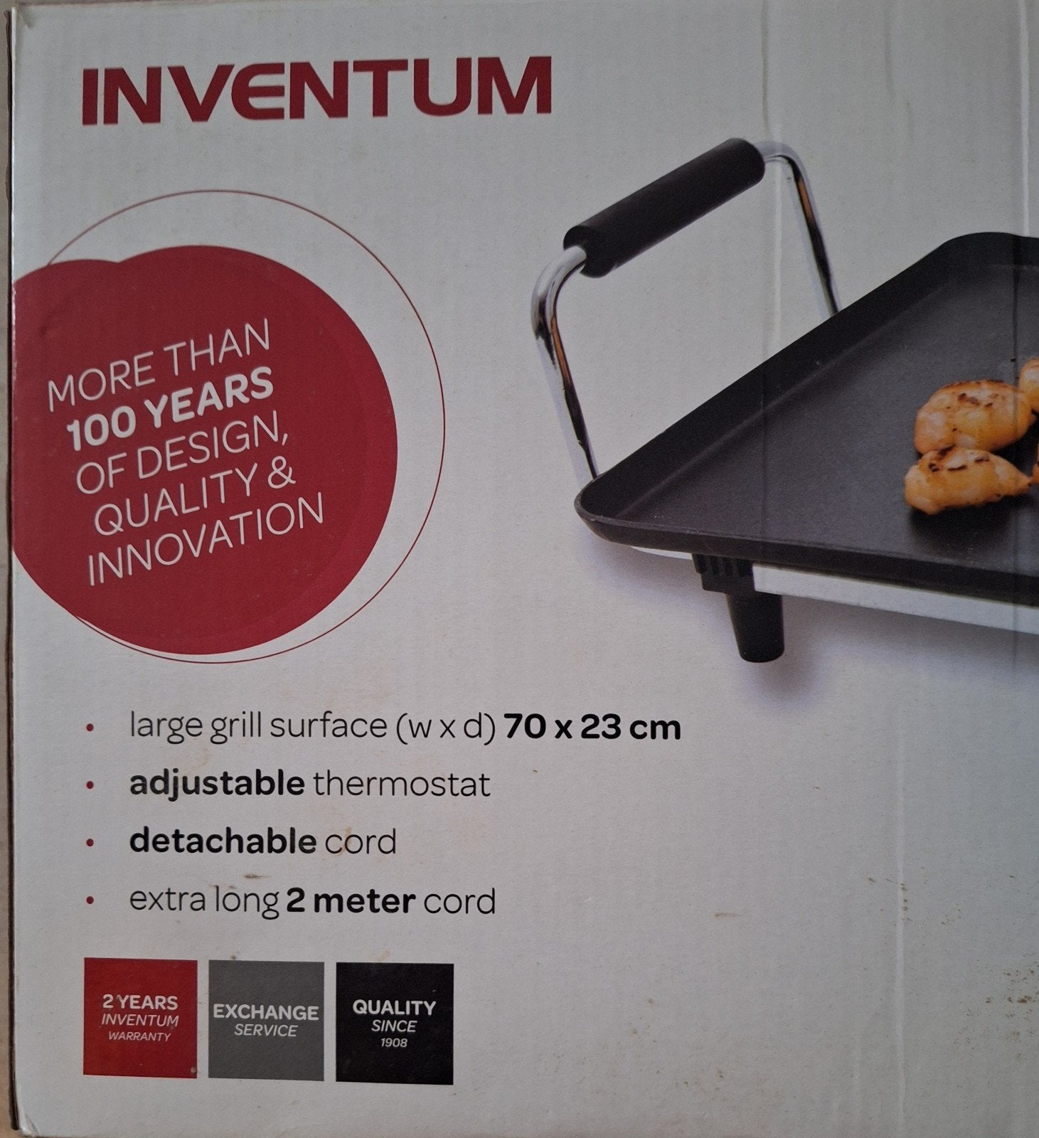 Inventum Teppanyaki Grill XL TP700 - Grote Grillplaat, Ophalen of Verzenden
