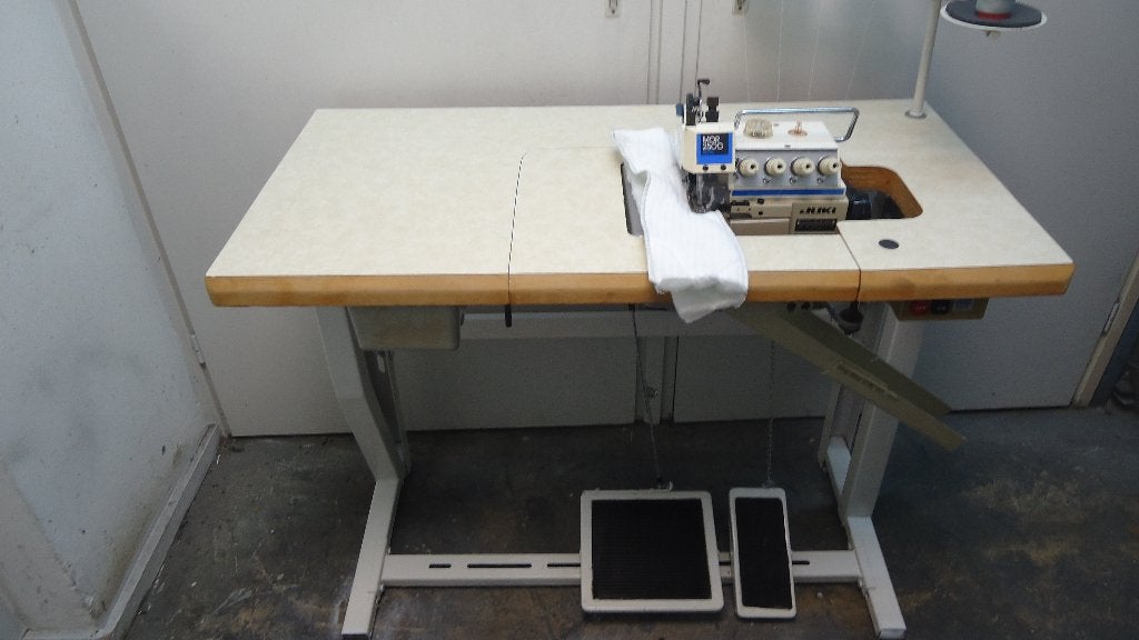 Industrie Juki Dubbel Transport Lockmachine 4 draads, Overige merken, Gebruikt, Ophalen of Verzenden, Naaimachine