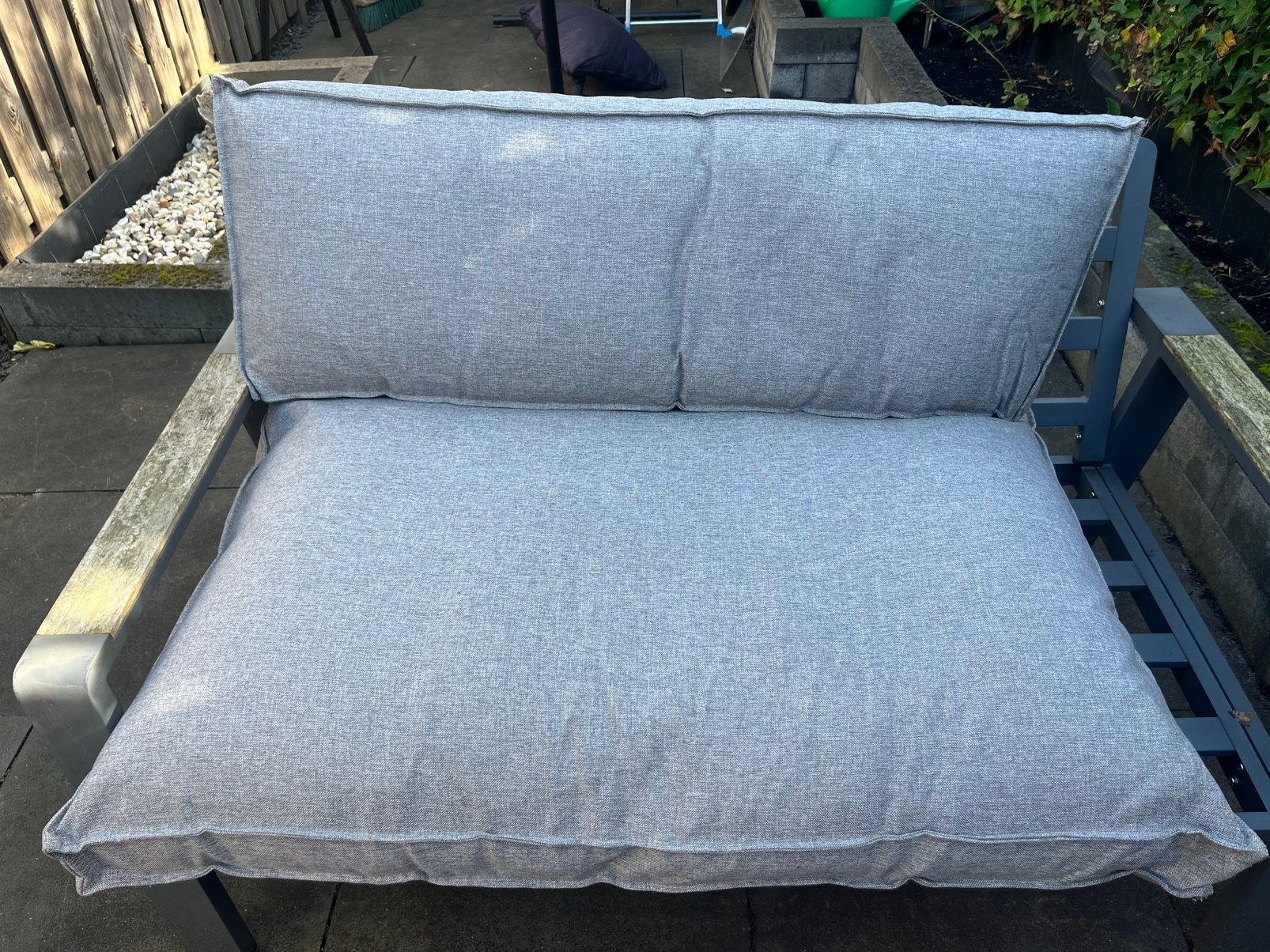 Tuinkussens/pallet kussens, Ophalen, Zo goed als nieuw