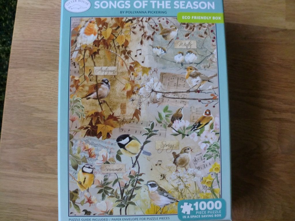 Otter House puzzel, Songs of the Season, 1000 stukjes, Ophalen of Verzenden, 500 t/m 1500 stukjes, Zo goed als nieuw, Legpuzzel