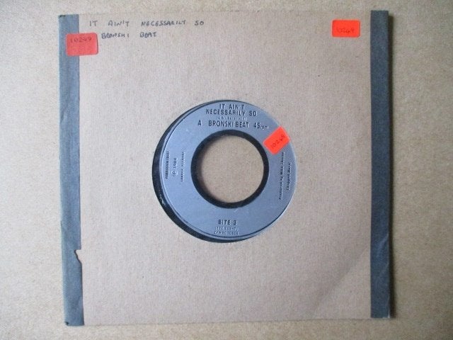 s0939 bronski beat - it aint necessarily so, Ophalen, Gebruikt, 7 inch, Overige genres