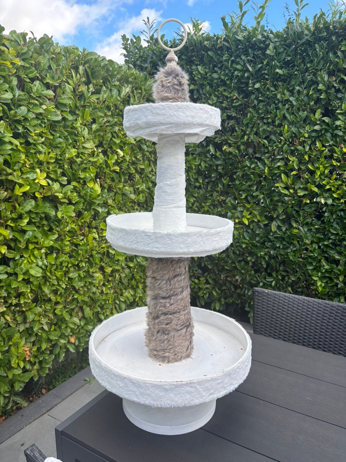 Etagere kerst, Ophalen, Gebruikt