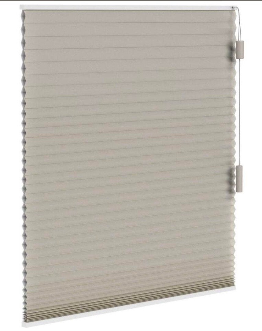 Set van 3 NIEUWE Leen Bakker plisségordijnen, Ophalen, Overige merken, Beige, Nieuw