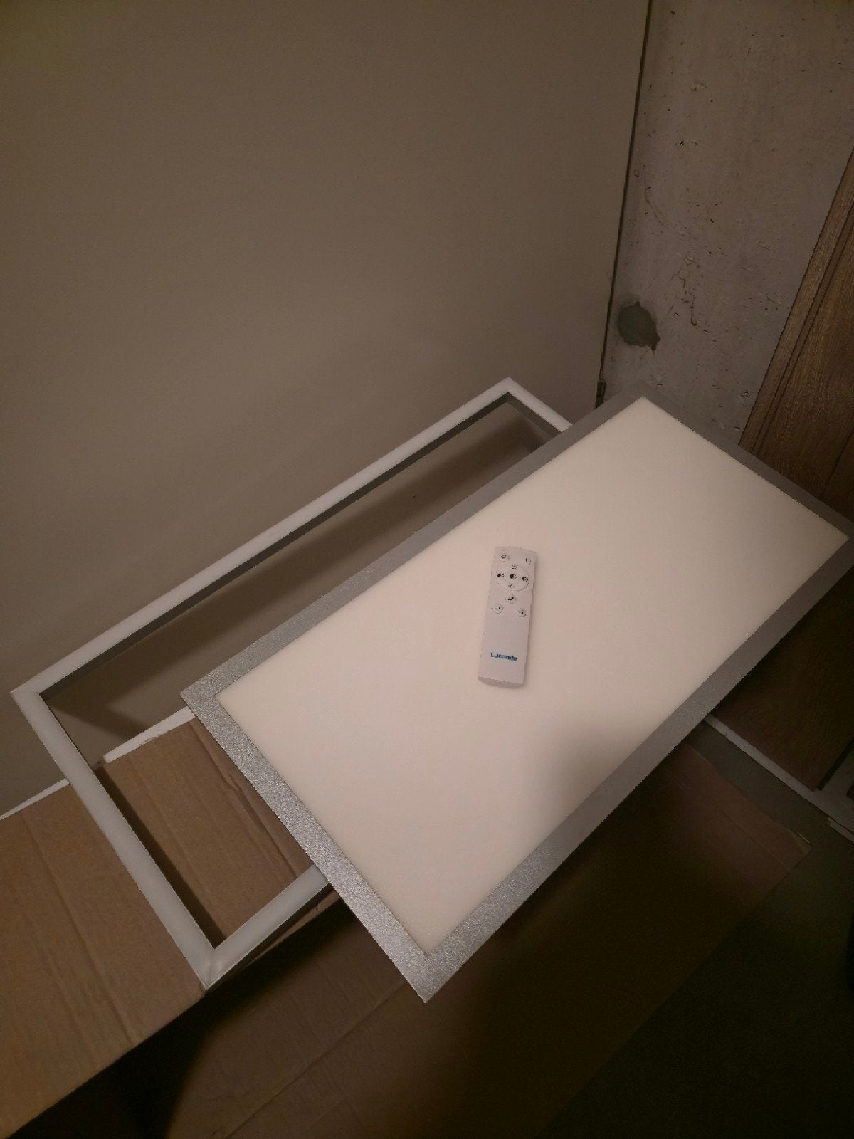 Lucande LED Paneel Plafondlamp met Afstandsbediening, Metaal, Wit, Overige merken, Kleur aanpasbaar