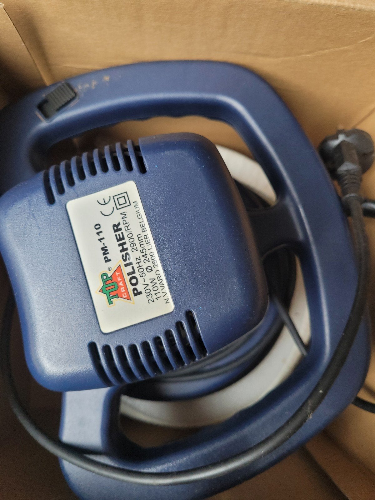 Top Craft PM-110 Polijstmachine - 110W, Ophalen of Verzenden, Gebruikt, Minder dan 600 watt, Overige typen