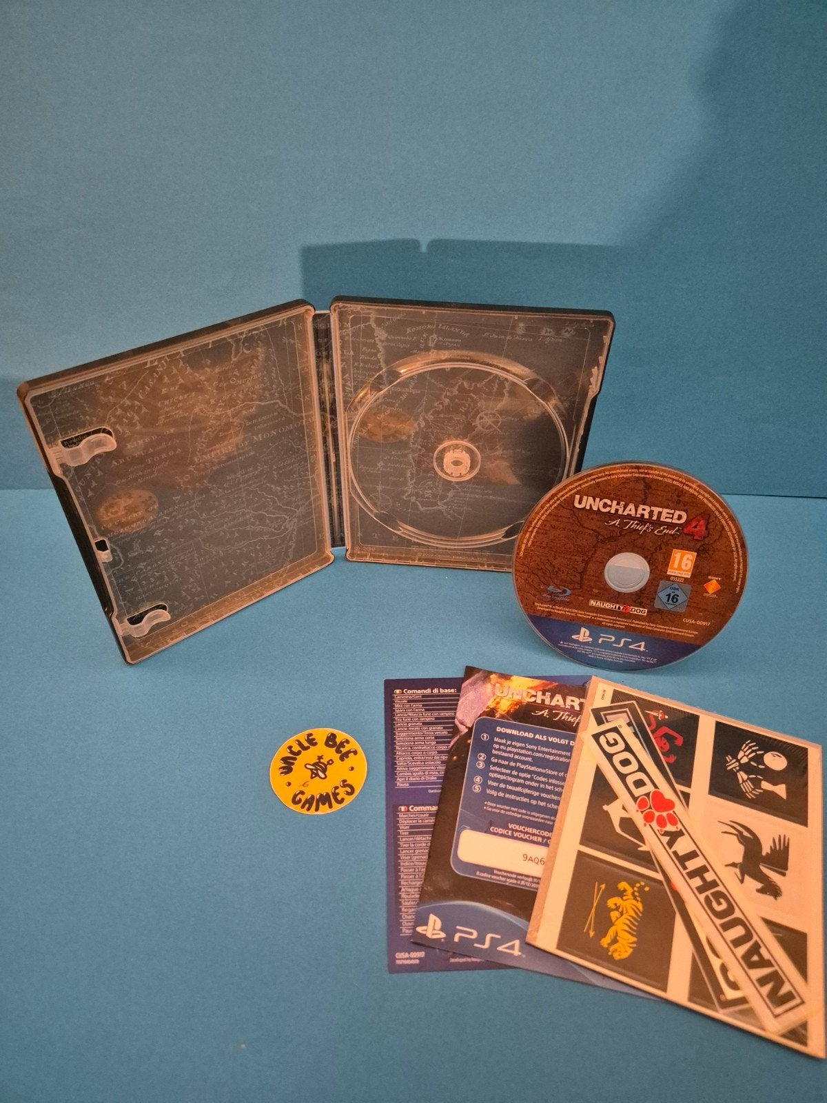 Uncharted 4 A Thief's End Steelbook Edition, Avontuur en Actie, Online, Verzenden, Vanaf 16 jaar