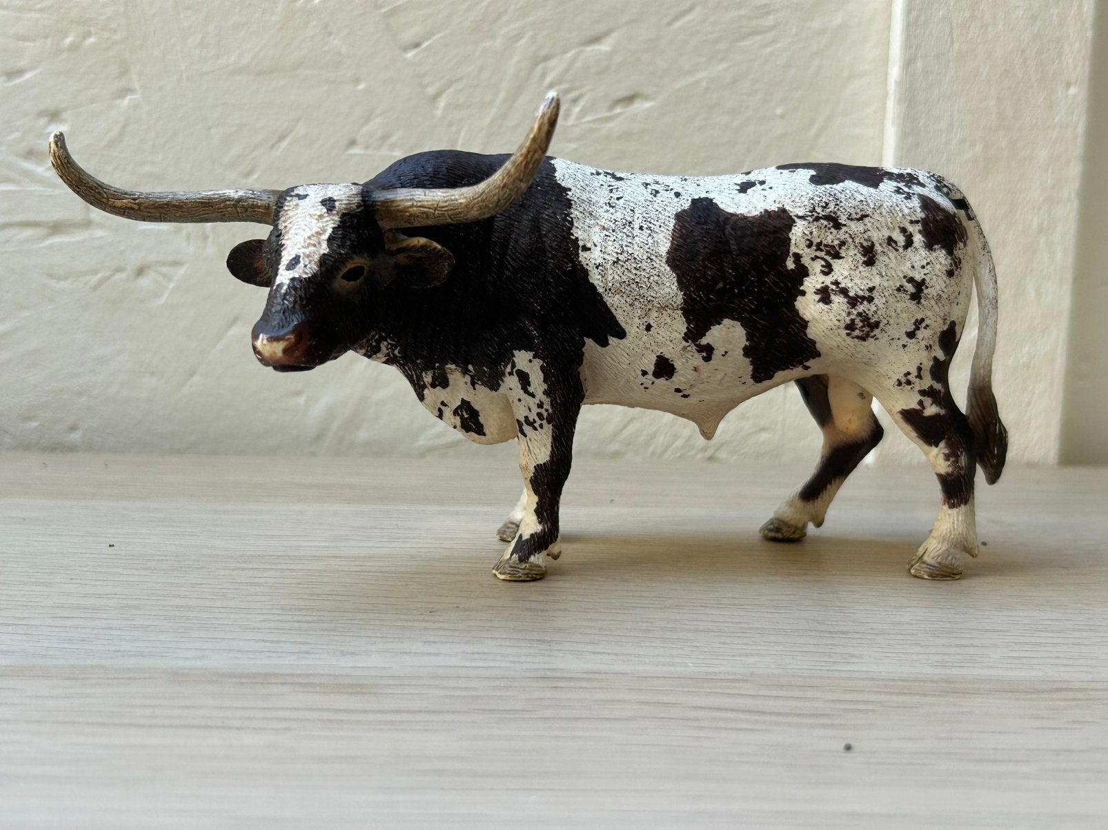 Texas longhorn stier, Ophalen of Verzenden, Zo goed als nieuw, Paard, Beeldje of Figuurtje