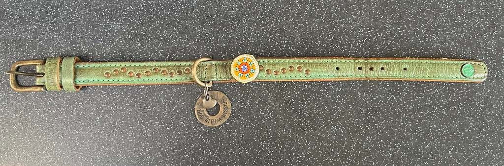 DWAM leren honden halsband xs, Ophalen of Verzenden, Zo goed als nieuw