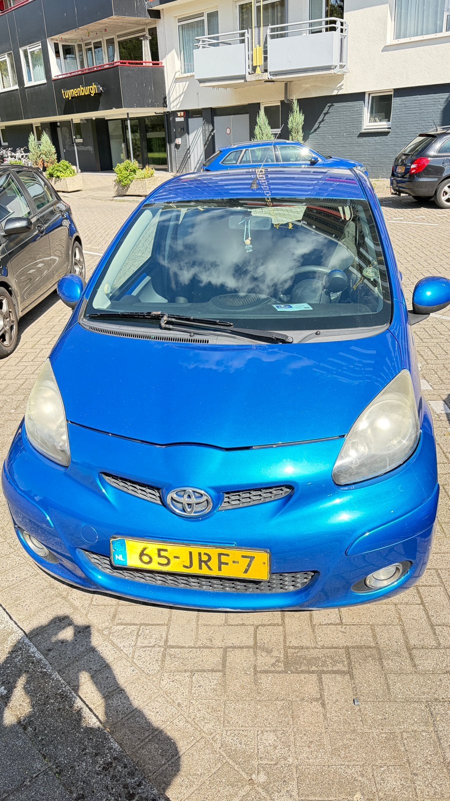Toyota Aygo 1.0 12V Vvt-i 3DRS MMT 2009 Blauw, Voorwielaandrijving, 68 pk, Origineel Nederlands, Bedrijf