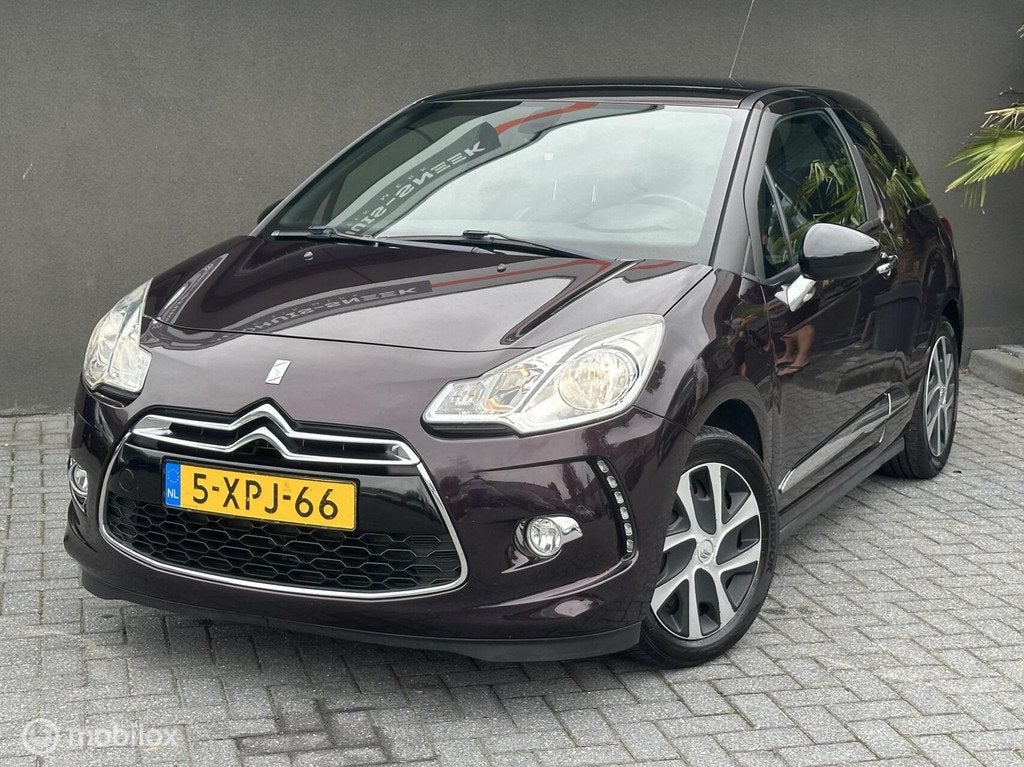 Citroën DS3 1.2 VTi So Chic| Cruise | PDC | Airco | Sportie, Auto's, Citroën, Voorwielaandrijving, Euro 5, Gebruikt, 31 €/maand