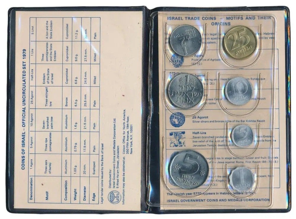 Israël Jaarset 1979 UNC, Ophalen of Verzenden, Midden-Oosten, Setje