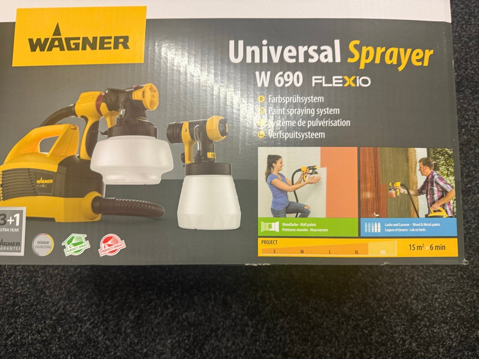 Wagner Universal Sprayer W 690 FLEXiO - nieuw!, Ophalen of Verzenden, Nieuw, Verfspuit of Verfpomp