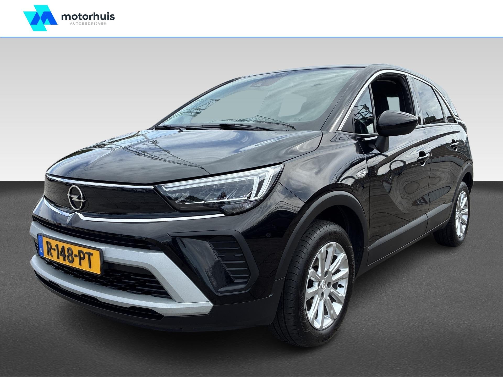 Opel Crossland 1.2 110pk Start/Stop Elegance, Auto's, Opel, Gebruikt, 1199 cc, Zwart, Origineel Nederlands