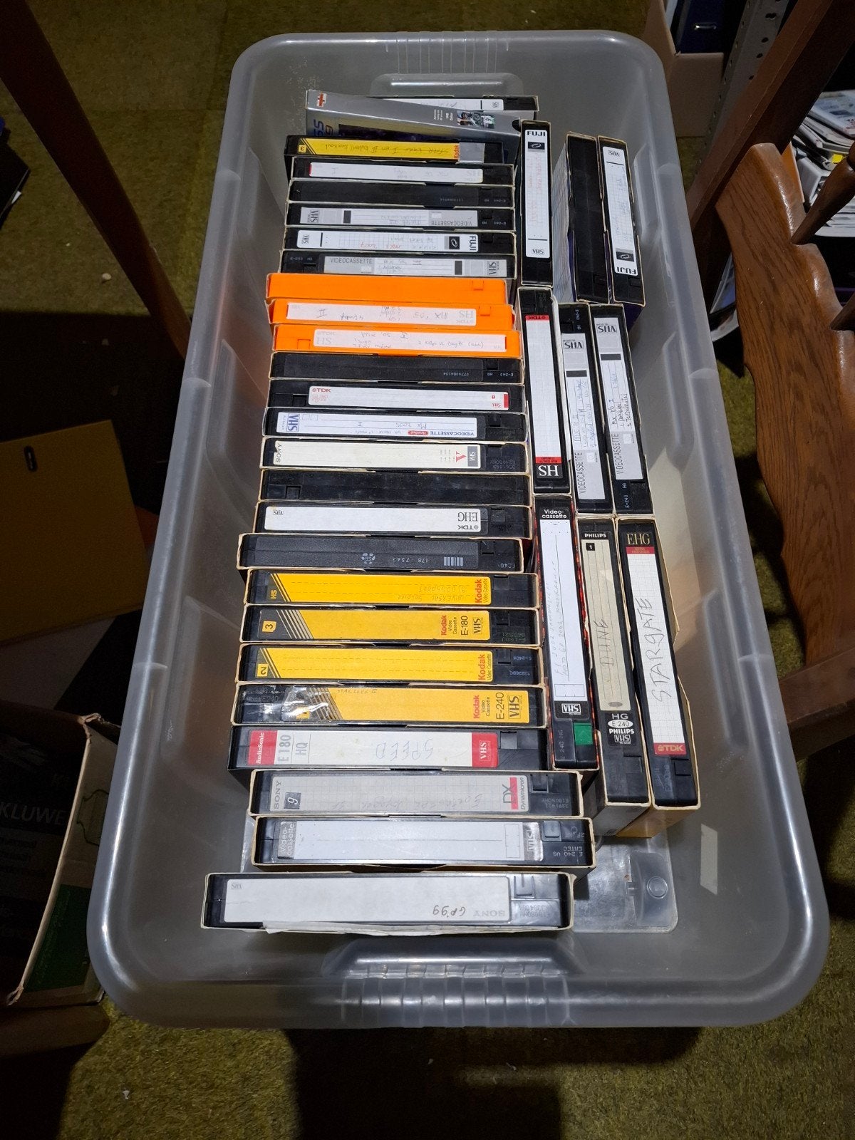 VHS Voorbespeelde video banden., Alle leeftijden, Ophalen, Gebruikt, Overige genres