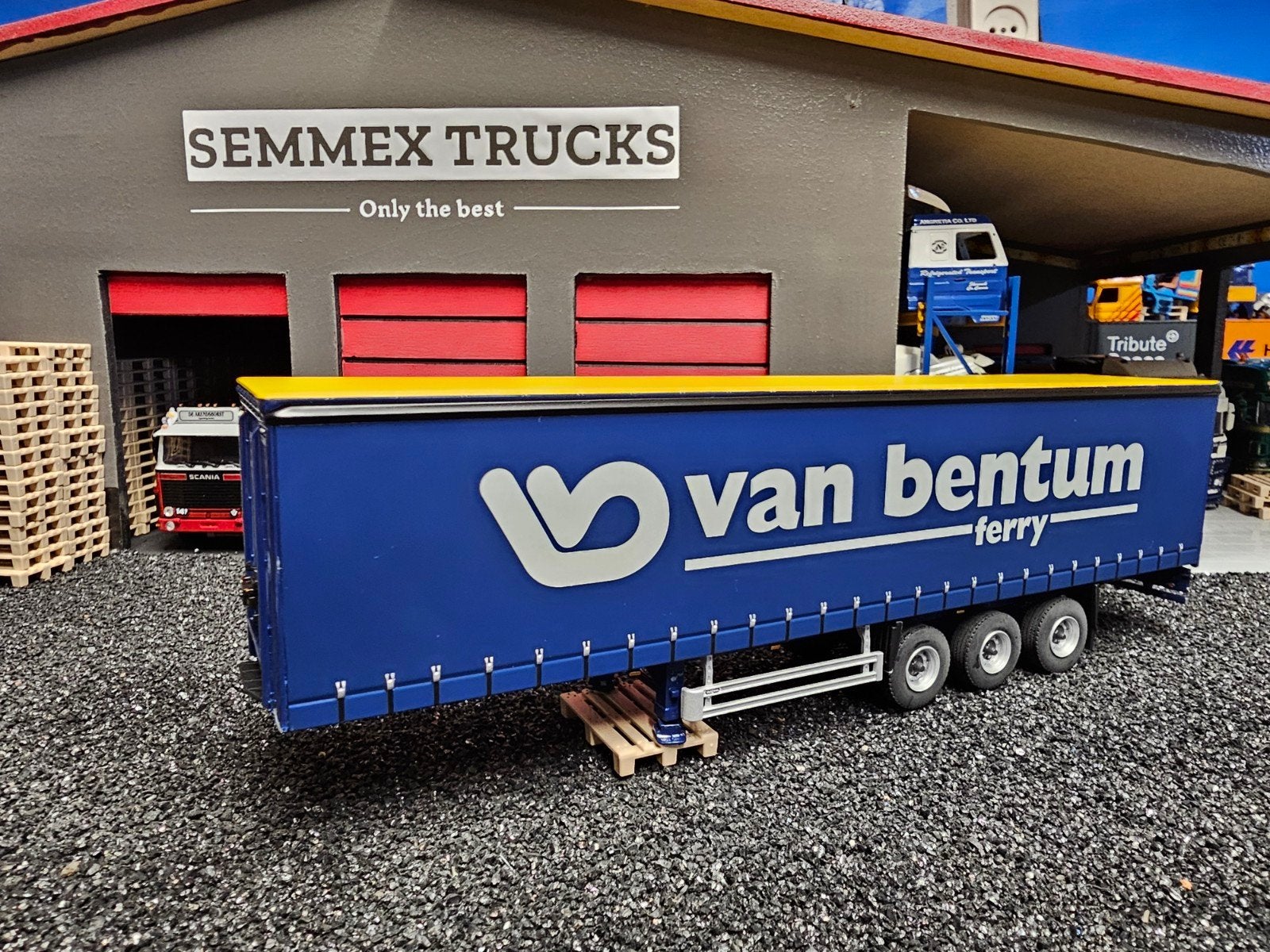 Wsi vanhool zeiltrailer van bentum nieuw., Ophalen, Nieuw, Bus of Vrachtwagen, Wsi