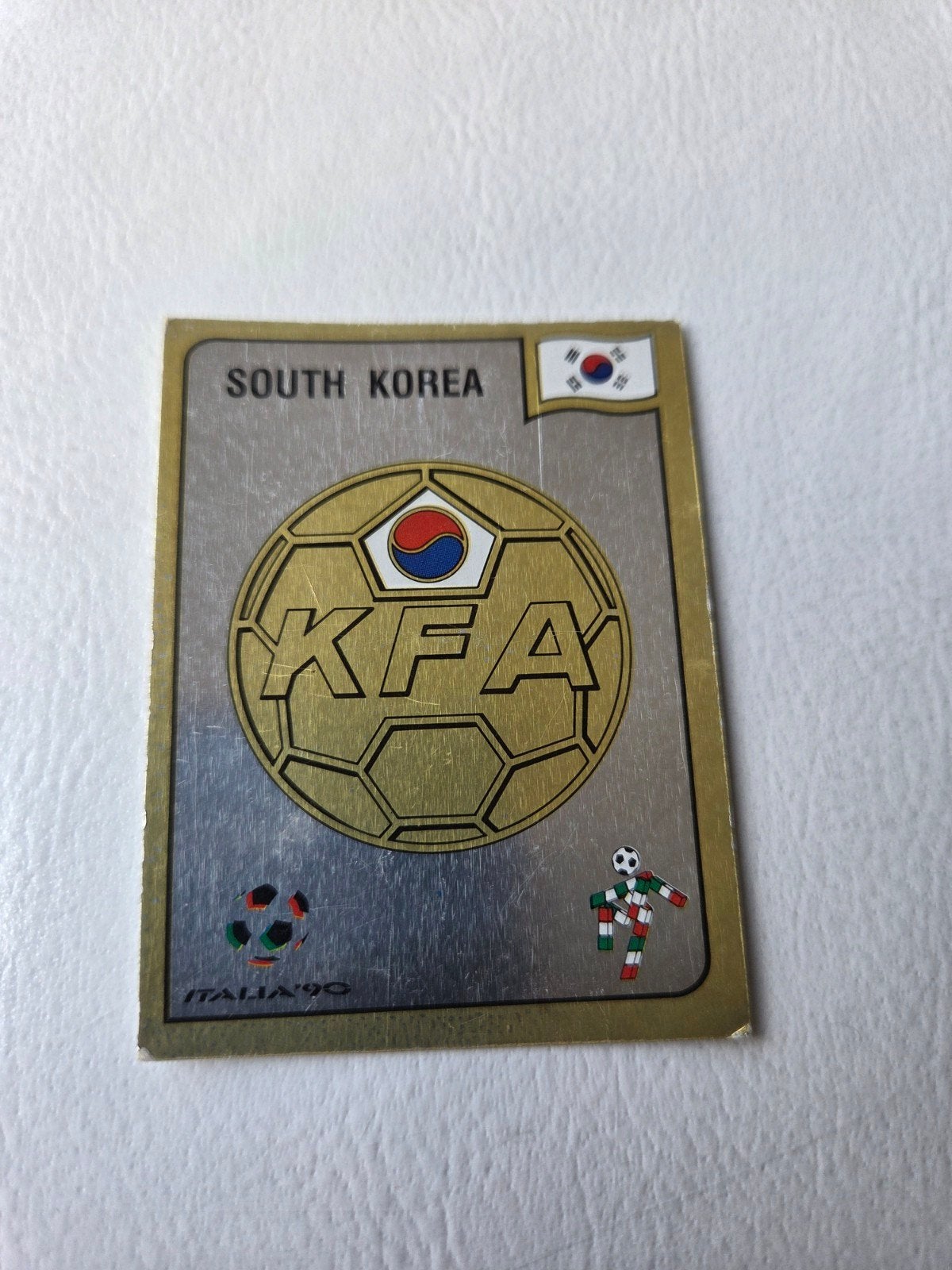 Panini WK 90, Ophalen of Verzenden, Zo goed als nieuw, Sticker