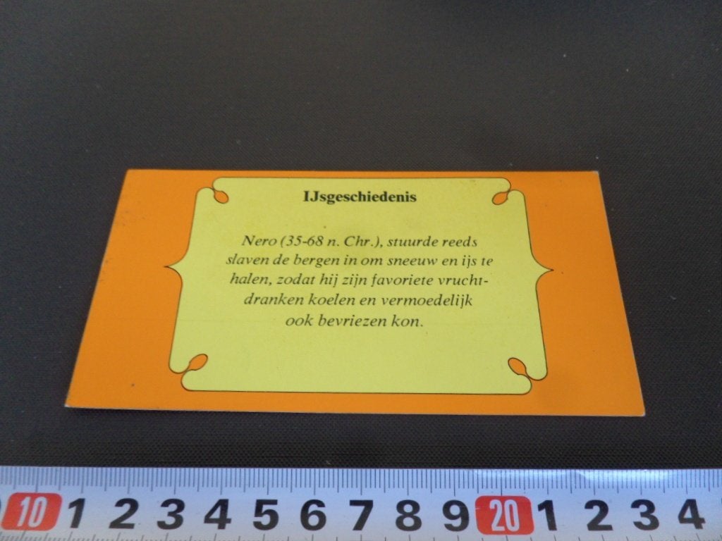 sticker IJsgeschiedenis, Ophalen of Verzenden, Zo goed als nieuw
