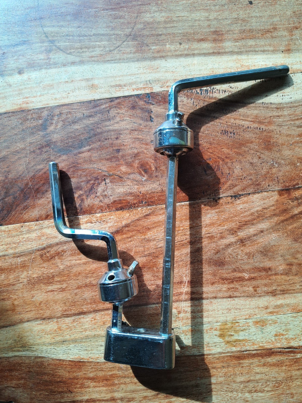 vintage MIJ Rodgers style Pearl dubbele tomhouder old incomp, Ophalen, Gebruikt, Drums of Percussie
