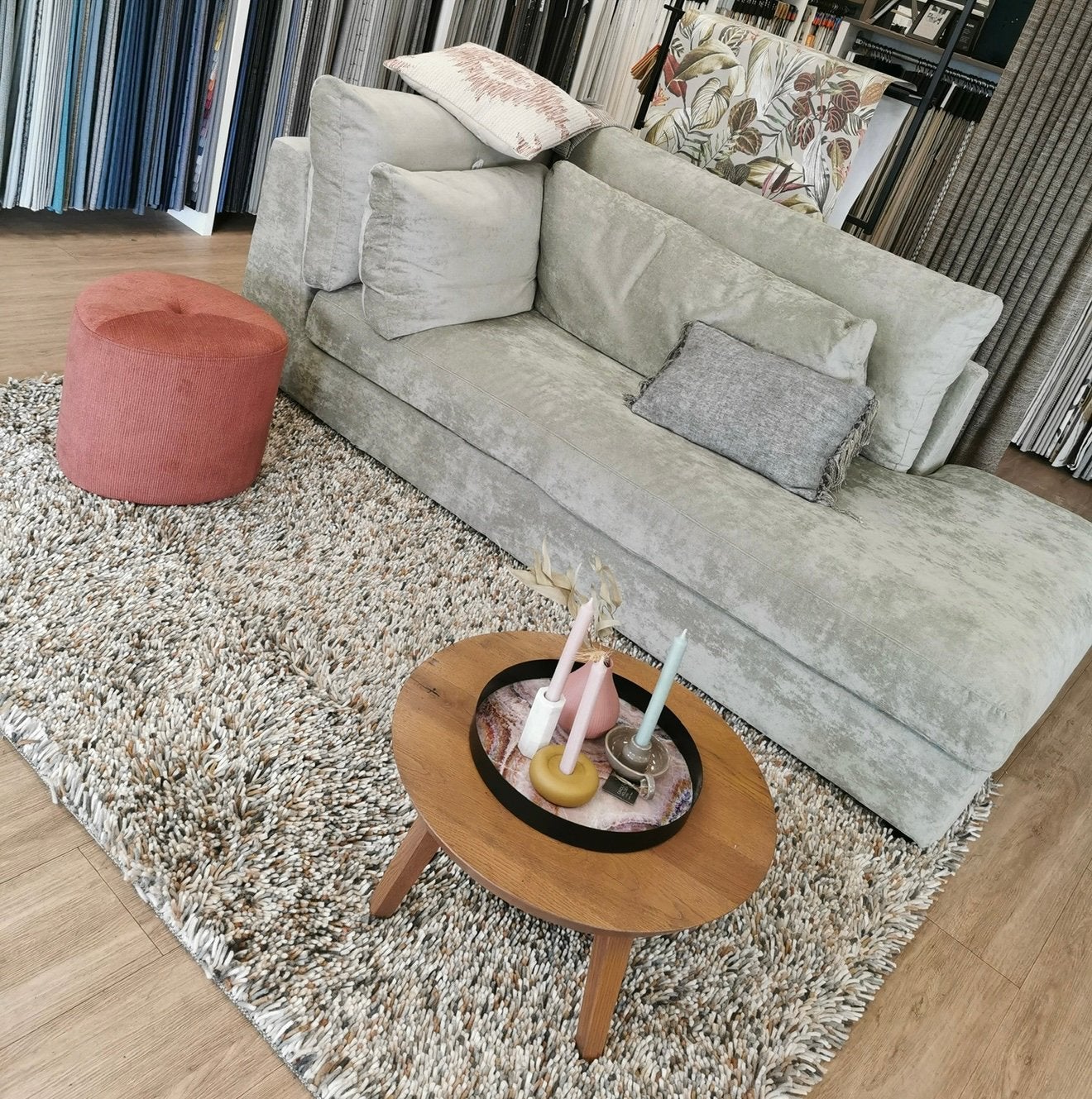 HOME MADE BY Longchair classic park sofa 230x110 cm, Ophalen, Gebruikt, 100 tot 125 cm, Driepersoons