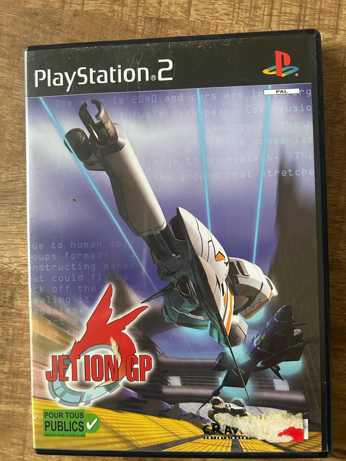 Jetion GP - PlayStation 2 (PS2) Racegame, Spelcomputers en Games, Gebruikt, 1 speler, Racen en Vliegen, Ophalen of Verzenden