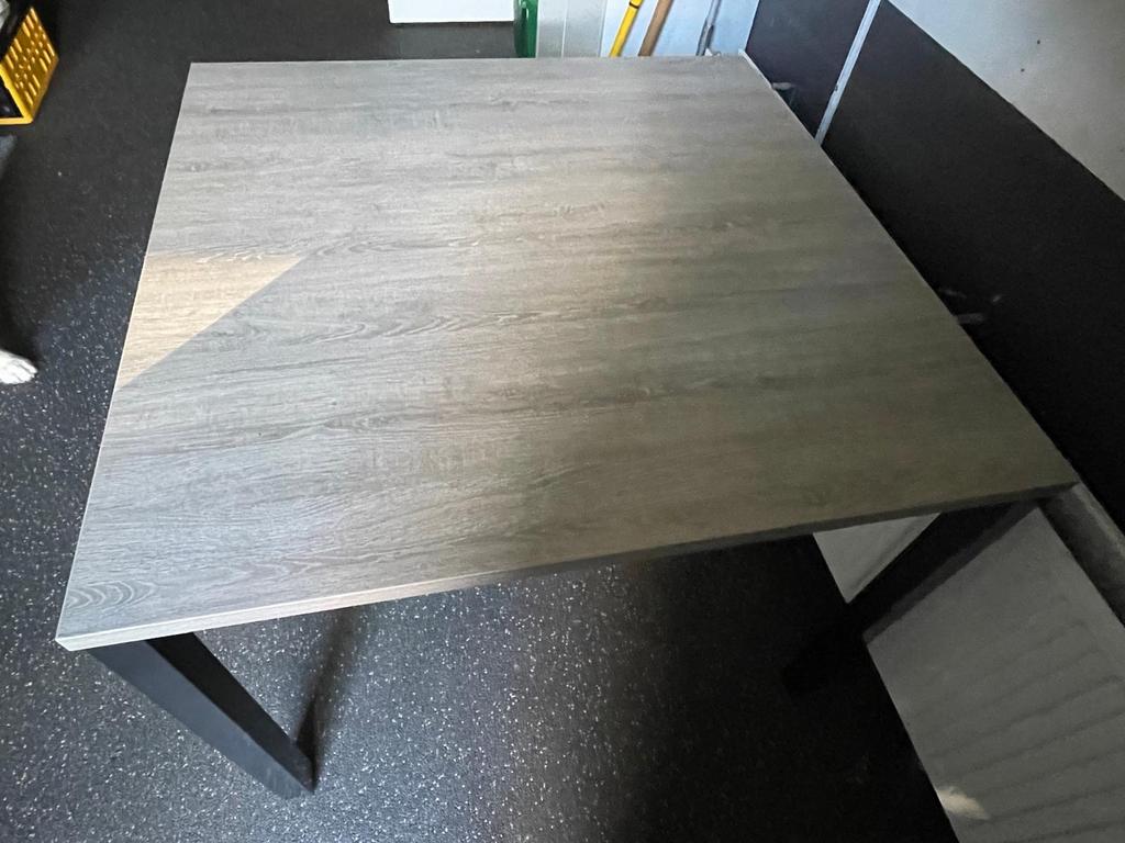 Tafel 100x100, Ophalen, Gebruikt, 100 tot 150 cm, Vierkant