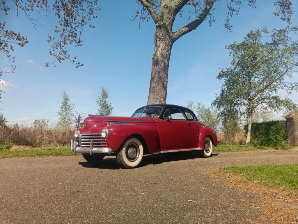 Chrysler Saratoga Club Coupé1941 Rood, Auto's, Stof, Overige modellen, 1760 kg, Bruin