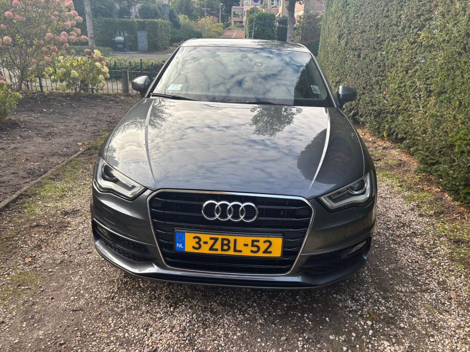 Audi A3 1.4TFSI G-tron 81KW SB S-tro 2014 Grijs, Auto's, Dealer onderhouden, Zwart, 4 cilinders, Leder en Stof