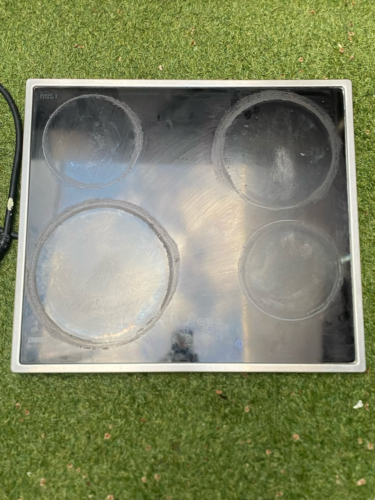 Zanussi ZKT 621LX Keramische Kookplaat - Inbouw, Witgoed en Apparatuur, Kookplaten, Gebruikt, Inbouw, Elektrisch, 4 kookzones