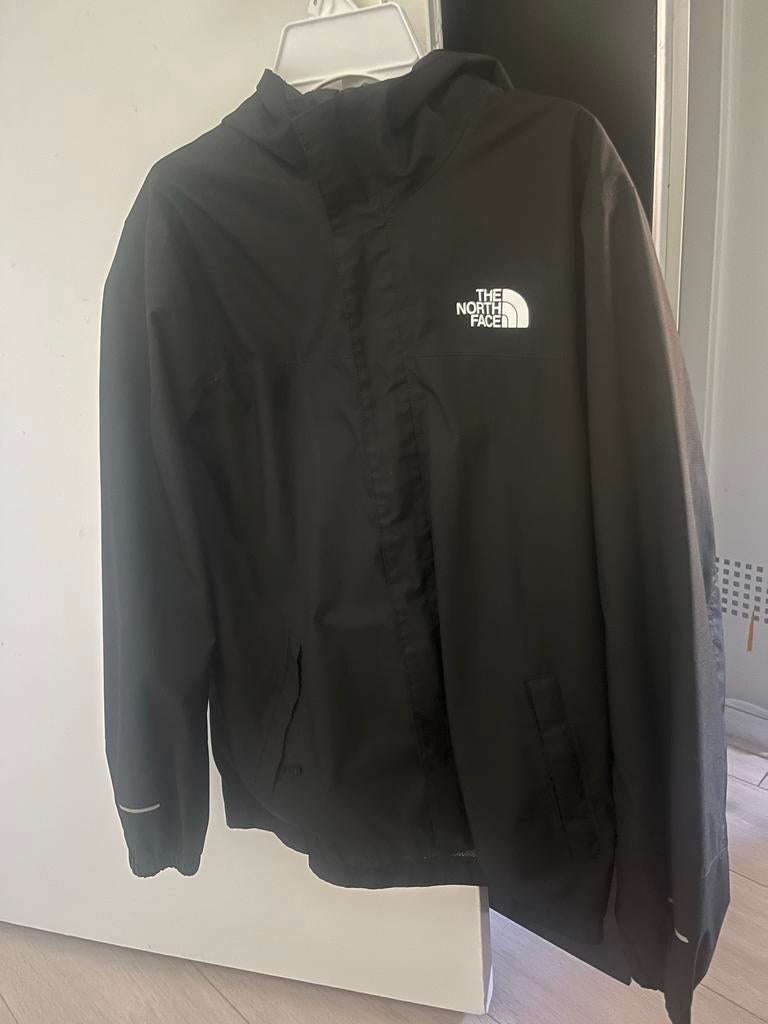 The North Face regenjas zwart - Maat XL (jongens), Ophalen of Verzenden, Zo goed als nieuw, Jongen, Jas