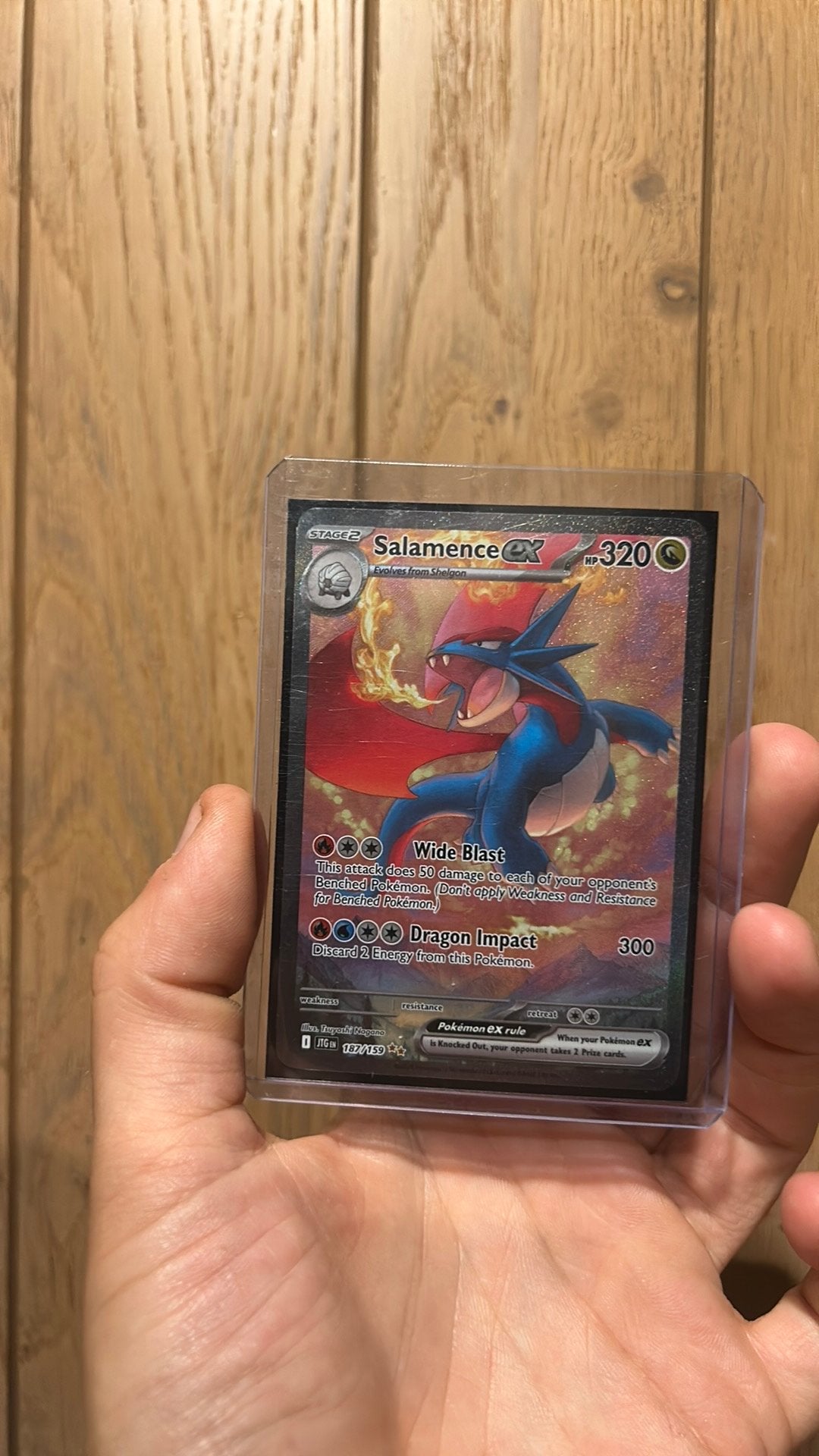 Journey together salamence ex, Ophalen of Verzenden, Zo goed als nieuw