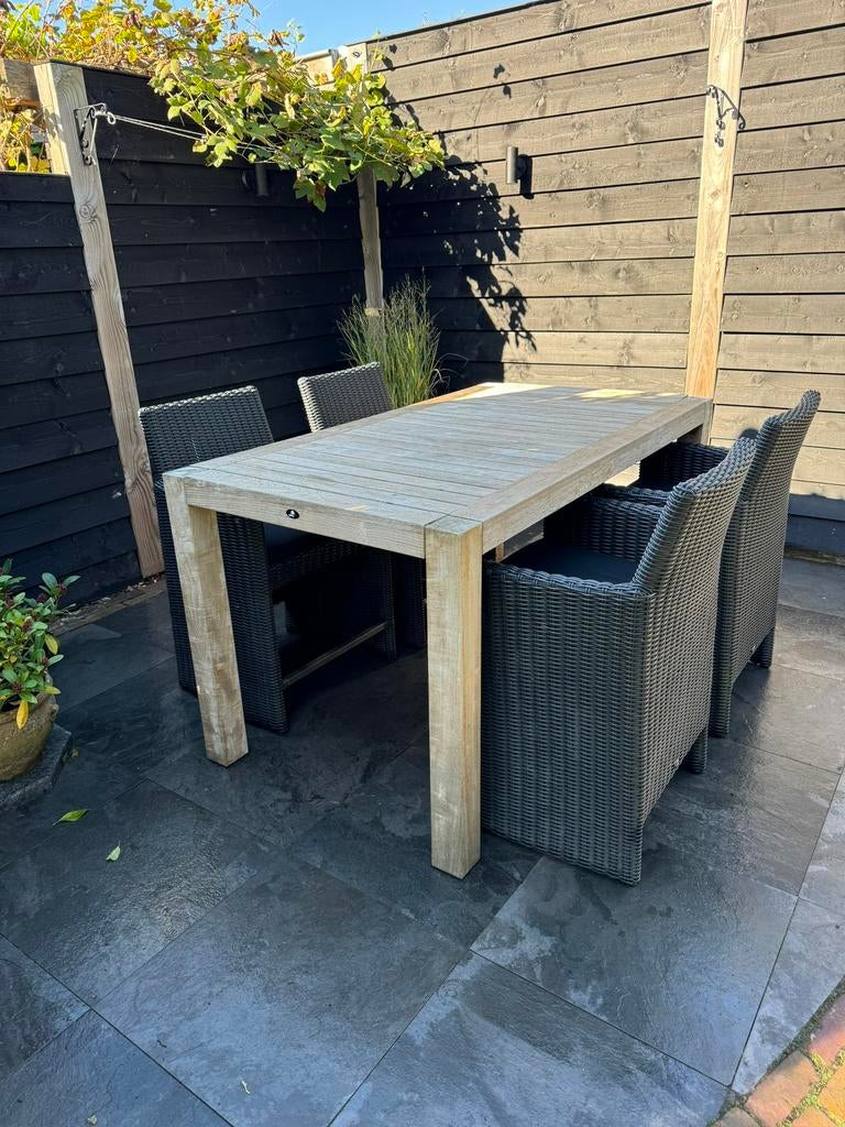 Borek Pandova Tuinset Loungeset, Tuin en Terras, Tuinsets en Loungesets, Ophalen, Zo goed als nieuw, Wicker