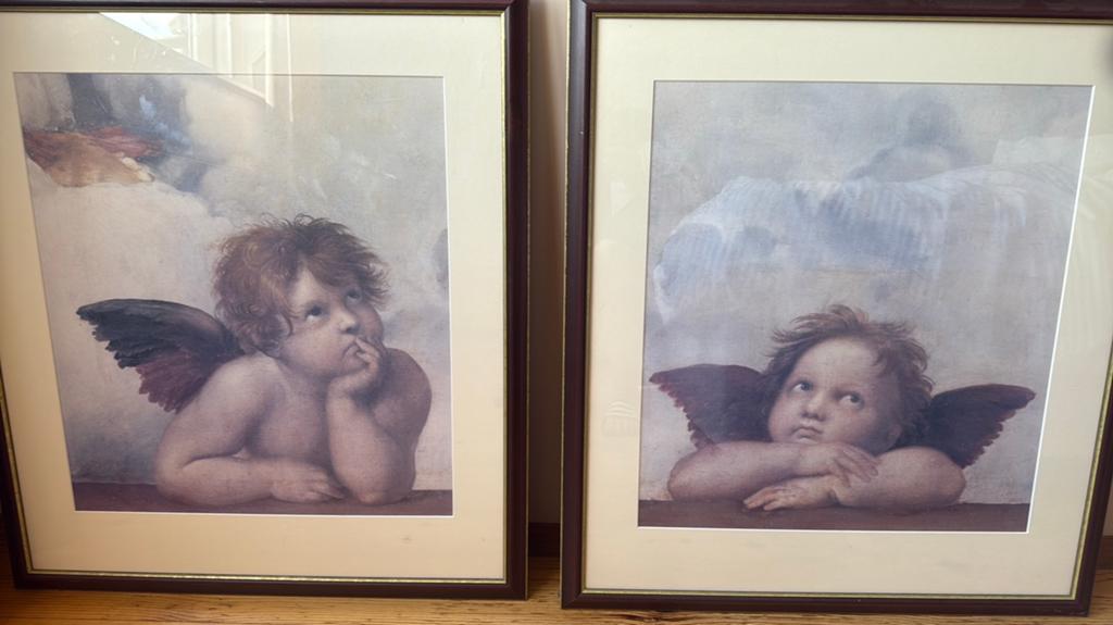 Ingelijste prints “De cherubijnen van Rafaël”, Ophalen