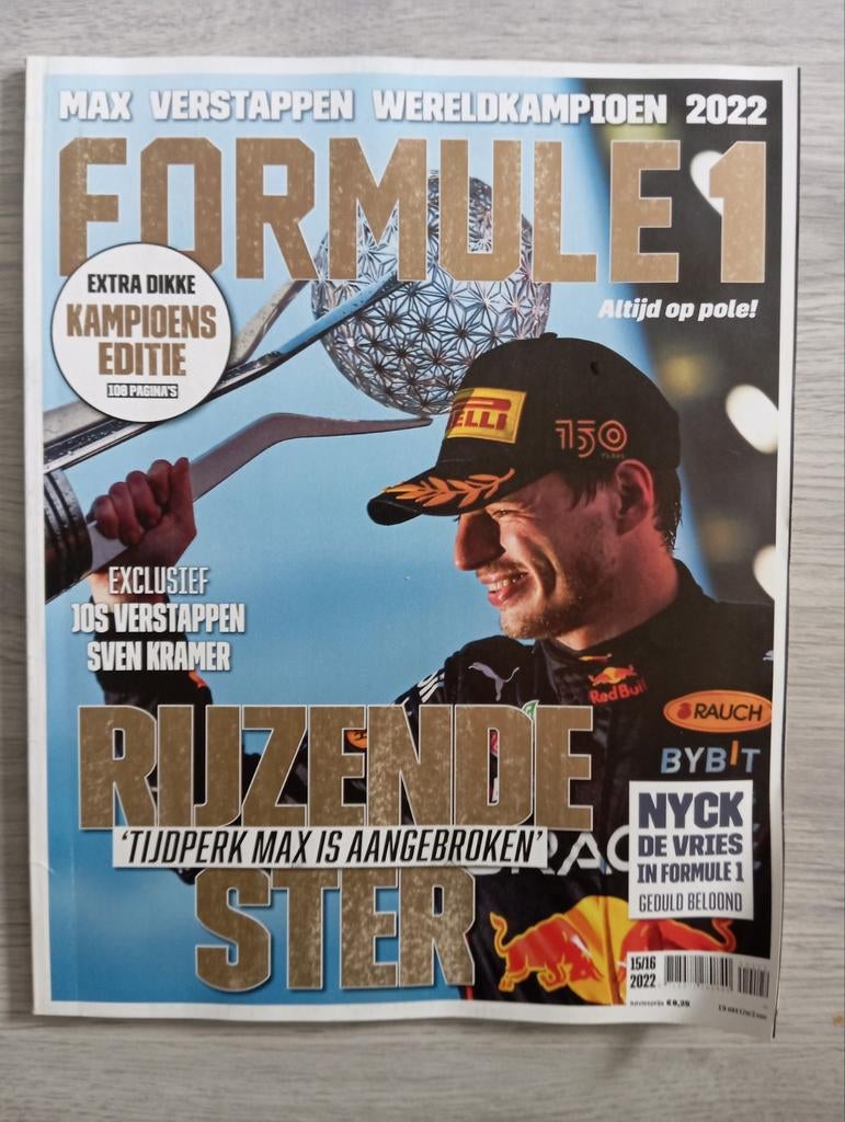 Formule 1 Kampioenseditie 2022 Max Verstappen, Ophalen of Verzenden, Zo goed als nieuw, Sport en Vrije tijd