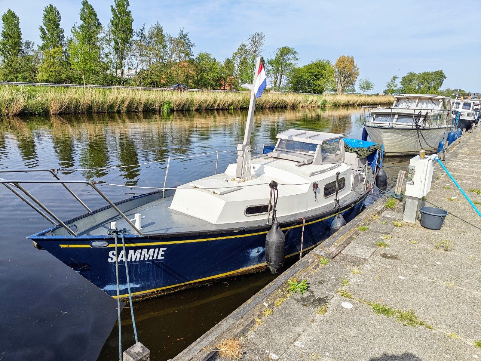Kajuitboot met 20 pk Yamaha., Watersport en Boten, Motorboten en Motorjachten, Gebruikt, Buitenboordmotor, 8 m, 20 pk