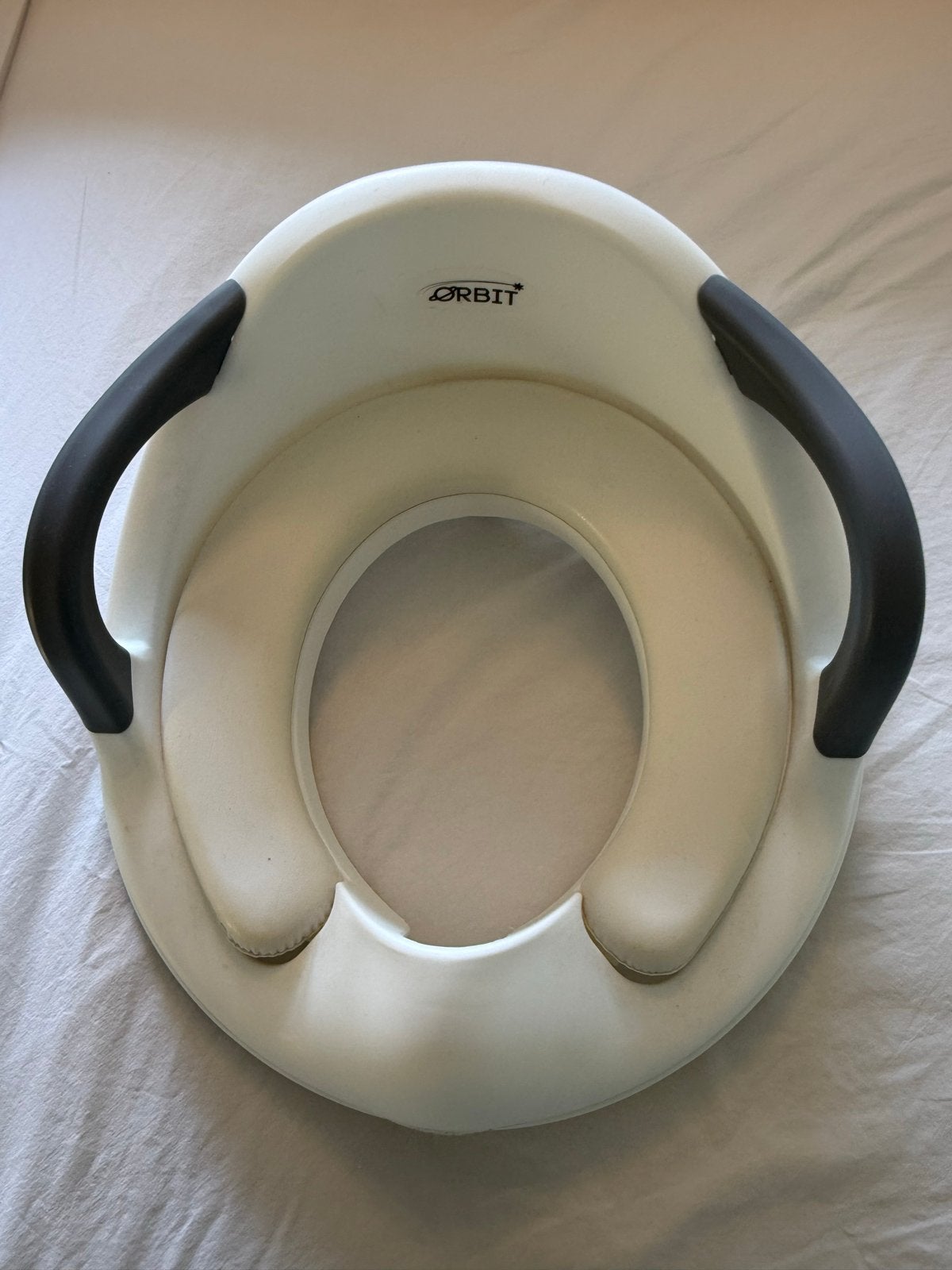 Orbit toiletverkleiner met handvatten, Ophalen of Verzenden, Zo goed als nieuw
