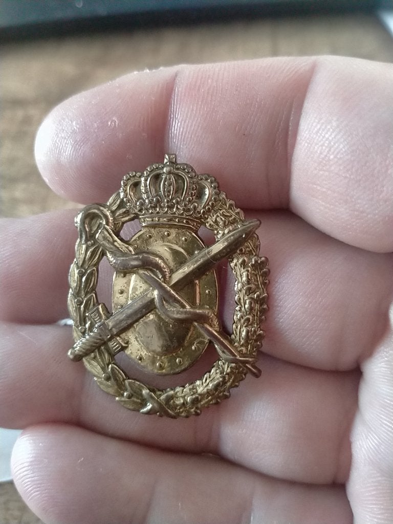 NL , KL , Schouderembleem.Geneeskundige Troepen , large crow, Verzenden, Landmacht, Nederland, Embleem of Badge