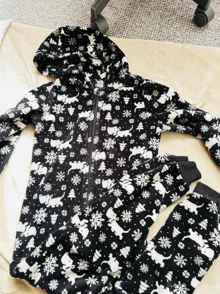 Hema One-piece jongens onesie met winterprint, maat 122/128, Kleding | Dames, Huispakken, Ophalen of Verzenden, Zo goed als nieuw
