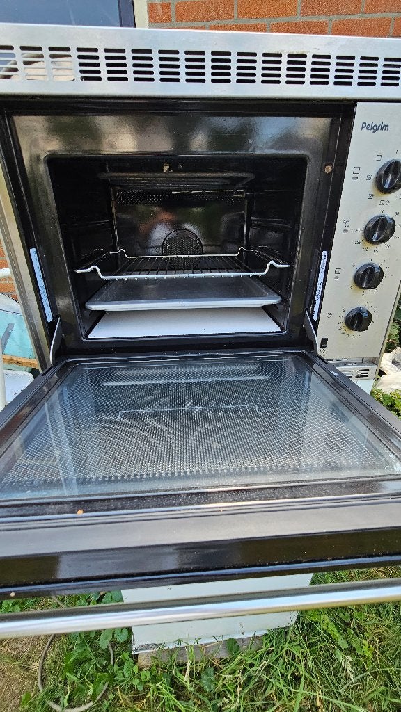 PELGRIM INB HETELUCHT OVEN 46HX50DX59.5BR, Ophalen, 45 tot 50 cm, Pelgrim, Inbouw