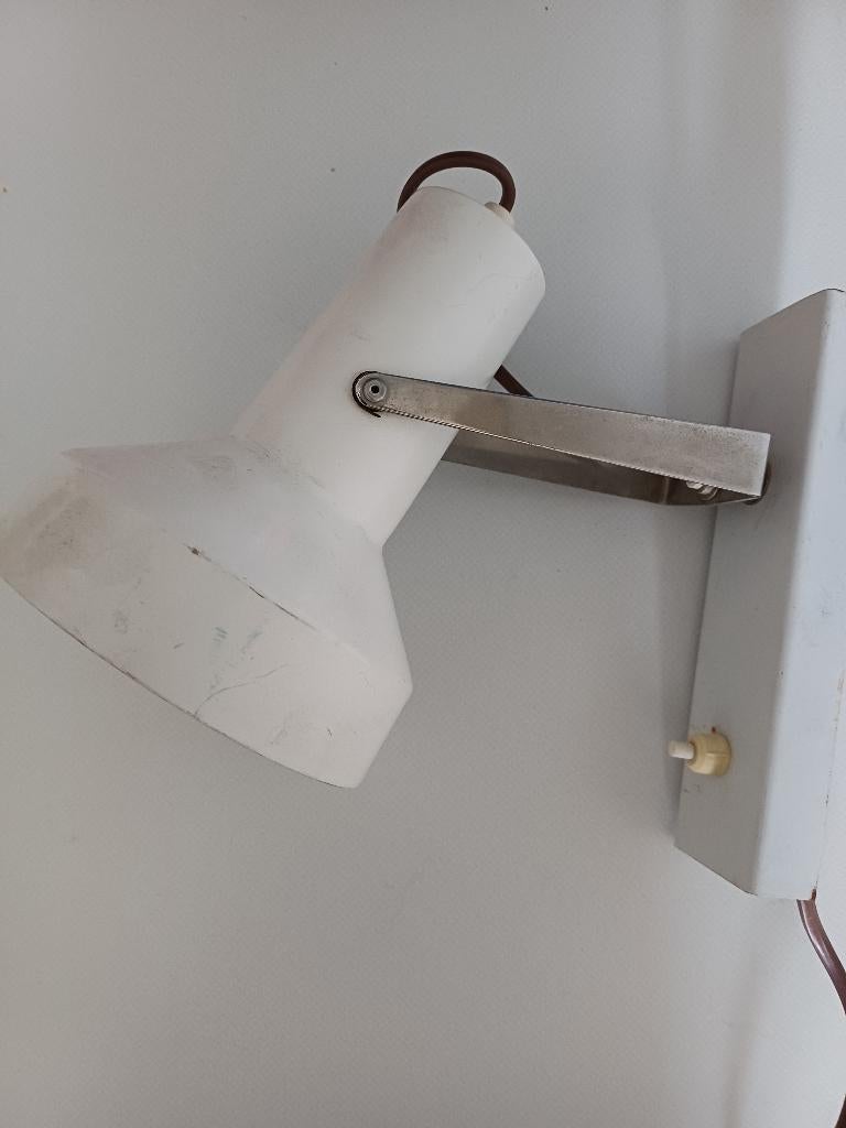 Wandspotje Creme beige 60-70 jaren, Ophalen of Verzenden