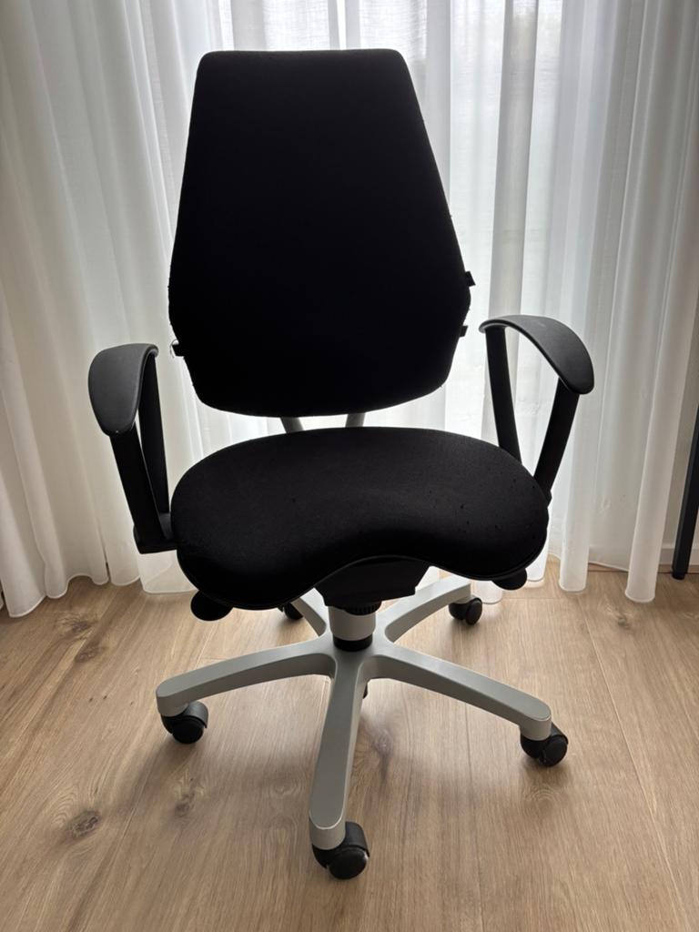 Bureau stoel topstar zwart, Huis en Inrichting, Bureaustoelen, Ophalen, Zo goed als nieuw, Zwart