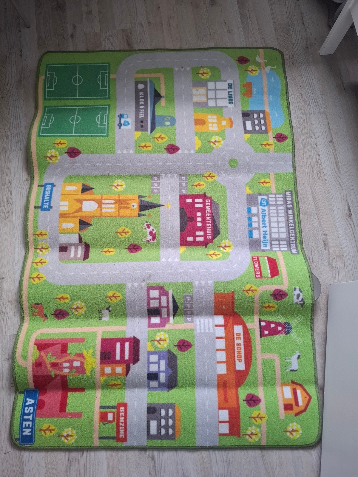 Speelmat Asten met bekende locaties, Kinderen en Baby's, Speelgoed | Speelkleden, Ophalen, Zo goed als nieuw